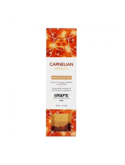 Органическое массажное масло CARNELIAN APRICOT - 100 мл. - Exsens - купить с доставкой во Владивостоке