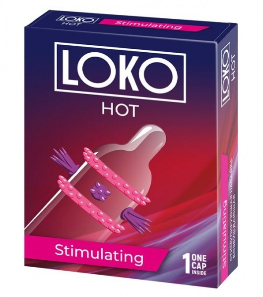 Стимулирующая насадка на пенис LOKO HOT с возбуждающим эффектом - Sitabella - во Владивостоке купить с доставкой