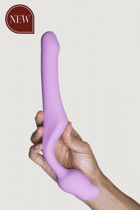 Сиреневый безремневой страпон Queens S - Adrien Lastic - купить с доставкой во Владивостоке