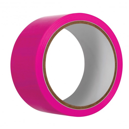 Розовая лента для бондажа Pink Bondage Tape - 20 м. - Evolved - купить с доставкой во Владивостоке