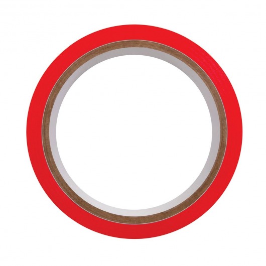 Красная лента для бондажа Red Bondage Tape - 20 м. - Evolved - купить с доставкой во Владивостоке