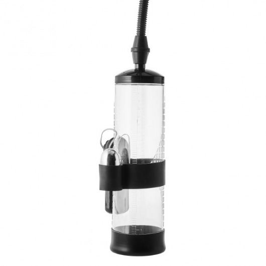 Прозрачная вакуумная помпа с вибрацией Vibrating Penis Pump - Dream Toys - во Владивостоке купить с доставкой