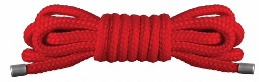 Красная нейлоновая верёвка для бандажа Japanese Mini - 1,5 м. - Shots Media BV - купить с доставкой во Владивостоке