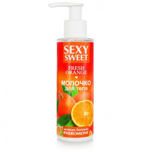 Молочко для тела с феромонами и ароматом апельсина Sexy Sweet Fresh Orange - 150 гр. -  - Магазин феромонов во Владивостоке