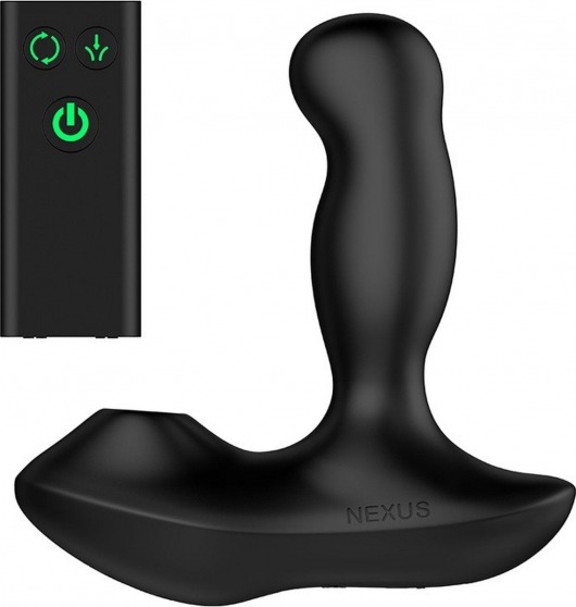 Черный вибратор-ротатор для стимуляции простаты Nexus Revo Air - Nexus Range - во Владивостоке купить с доставкой
