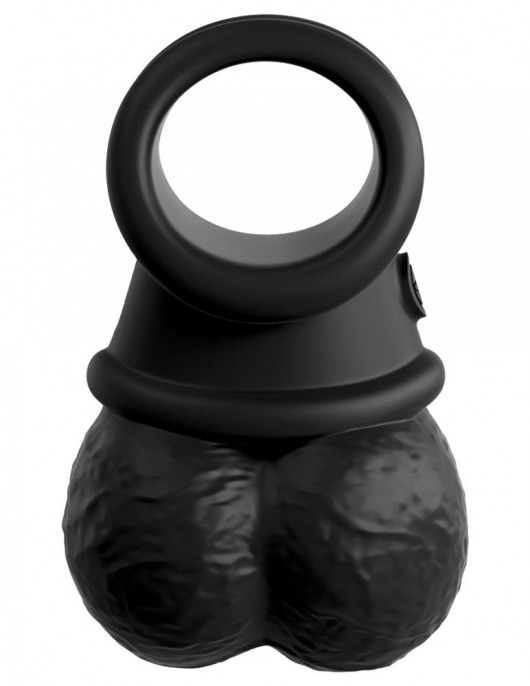 Кольцо-утяжелитель Swinging Silicone Balls - Pipedream - купить с доставкой во Владивостоке