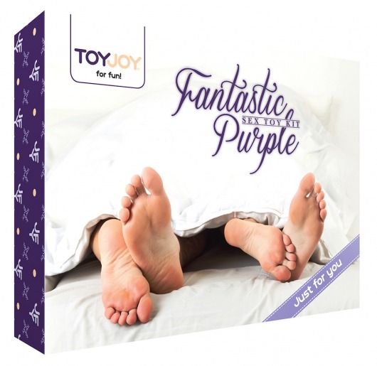 Эротический набор FANTASTIC PURPLE SEX TOY KIT - Toy Joy - купить с доставкой во Владивостоке