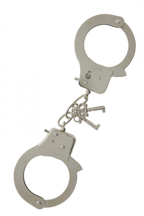 Металлические наручники с ключиками - Tonga - купить с доставкой во Владивостоке
