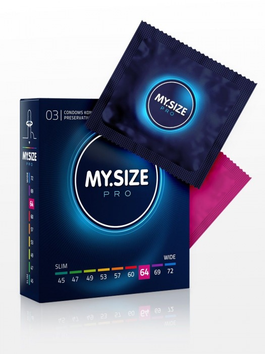 Презервативы MY.SIZE размер 64 - 3 шт. - My.Size - купить с доставкой во Владивостоке