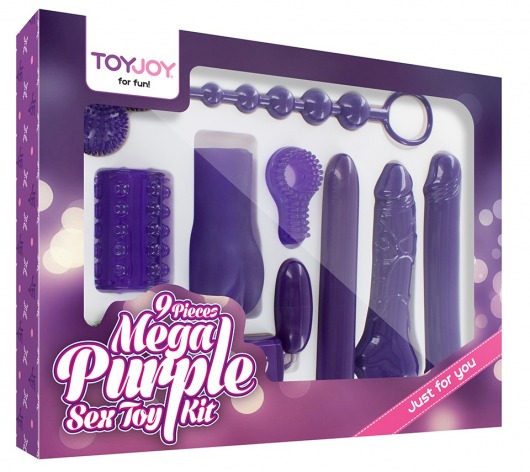 Эротический набор Toy Joy Mega Purple - Toy Joy - купить с доставкой во Владивостоке