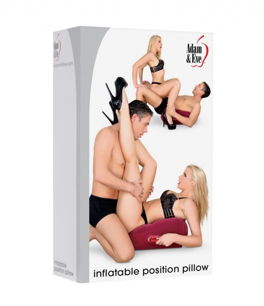 Надувная секс-подушка с ручками Inflatable Position Pillow - Adam & Eve - купить с доставкой во Владивостоке