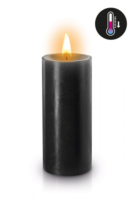 Черная низкотемпературная свеча для ваксплея - Fetish Tentation - купить с доставкой во Владивостоке