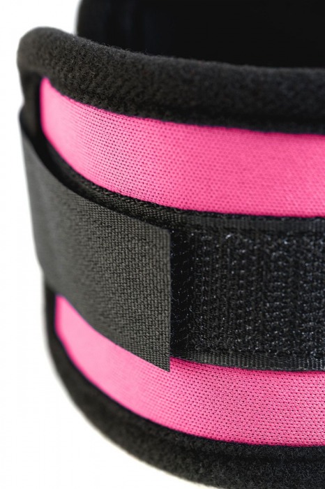 Оковы на ноги из неопрена розового цвета - ToyFa - купить с доставкой во Владивостоке