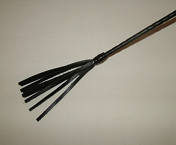 Длинный витой стек с наконечником в форме кисточки - 85 см. - Подиум - купить с доставкой во Владивостоке
