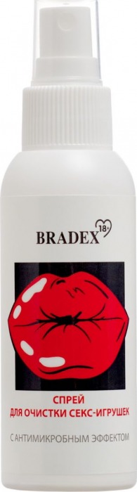 Антибактериальный спрей Bradex для очистки секс-игрушек - 100 мл. - Bradex - купить с доставкой во Владивостоке