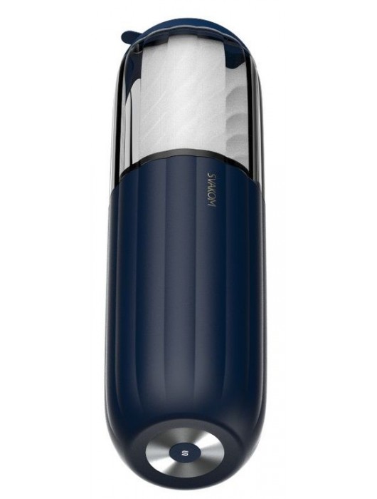 Черно-белый интерактивный мастурбатор Alex Neo 2 - Svakom - во Владивостоке купить с доставкой