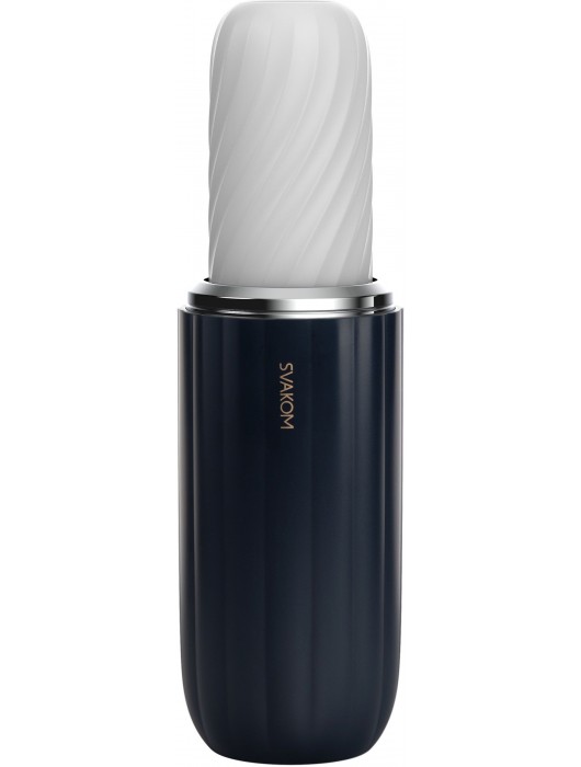 Черно-белый интерактивный мастурбатор Alex Neo 2 - Svakom - во Владивостоке купить с доставкой