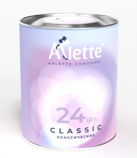 Классические презервативы Arlette Classic - 24 шт. - Arlette - купить с доставкой во Владивостоке