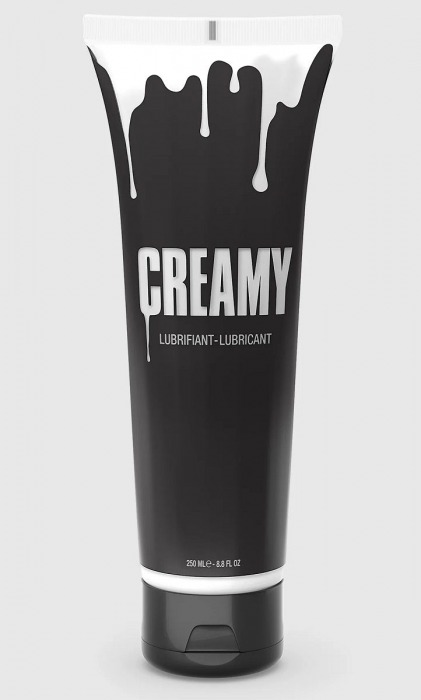 Смазка на водной основе Creamy с консистенцией спермы - 250 мл. - Strap-on-me - купить с доставкой во Владивостоке