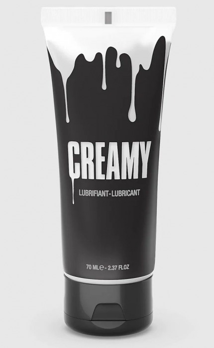 Смазка на водной основе Creamy с консистенцией спермы - 70 мл. - Strap-on-me - купить с доставкой во Владивостоке