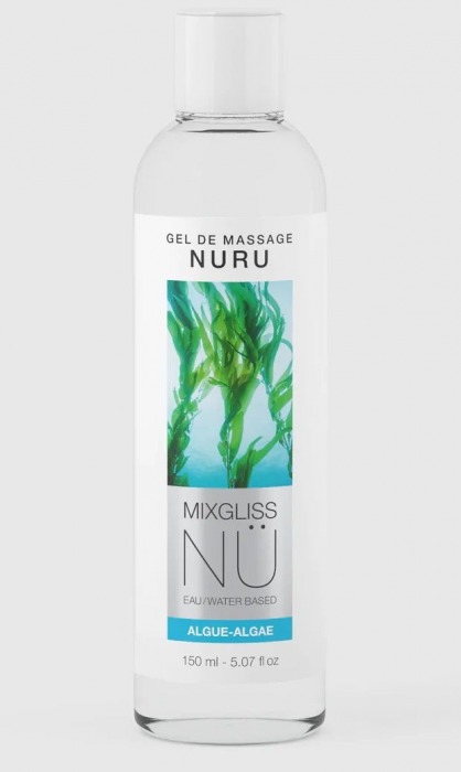 Массажный гель на водной основе Mixgliss NU Algae - 150 мл. - Strap-on-me - купить с доставкой во Владивостоке