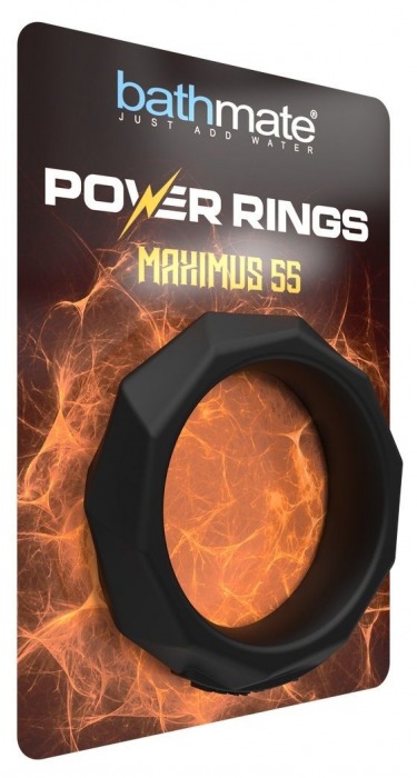 Черное эрекционное кольцо Maximus 55 - Bathmate - во Владивостоке купить с доставкой