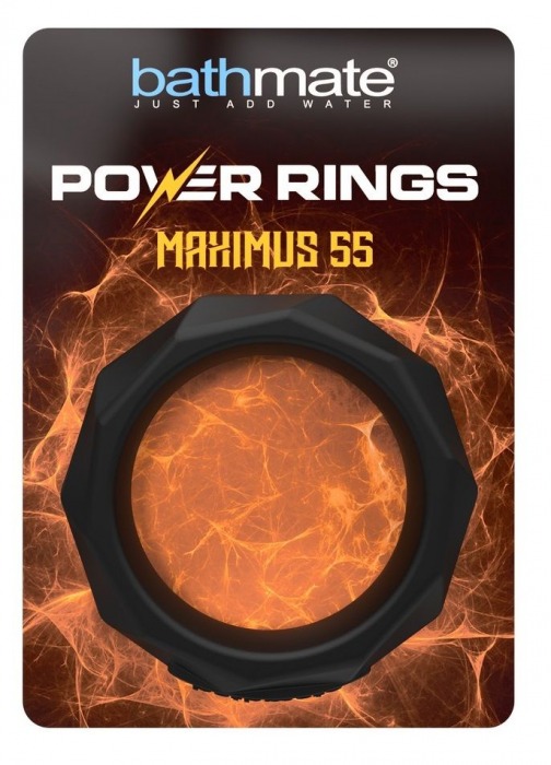 Черное эрекционное кольцо Maximus 55 - Bathmate - во Владивостоке купить с доставкой