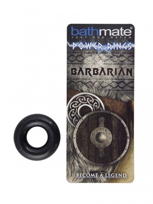 Чёрное эрекционное кольцо Barbarian - Bathmate - во Владивостоке купить с доставкой
