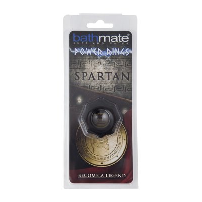 Чёрное эрекционное кольцо Spartan - Bathmate - во Владивостоке купить с доставкой