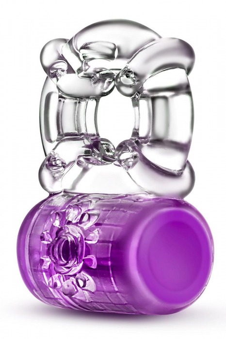 Фиолетовое эрекционное виброкольцо Pleaser Rechargeable C-Ring - Blush Novelties - во Владивостоке купить с доставкой