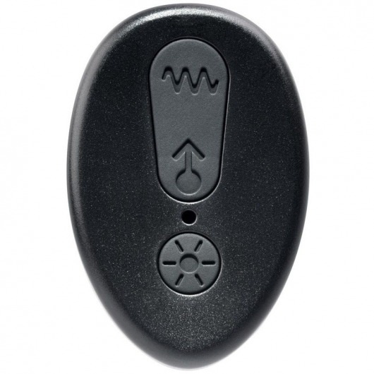 Черный массажер простаты Adams Warming   Rotating Prostate Thruster - 15,3 см. - Adam & Eve - во Владивостоке купить с доставкой