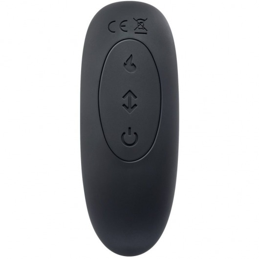 Черный массажер простаты Adams Warming   Rotating Prostate Thruster - 15,3 см. - Adam & Eve - во Владивостоке купить с доставкой