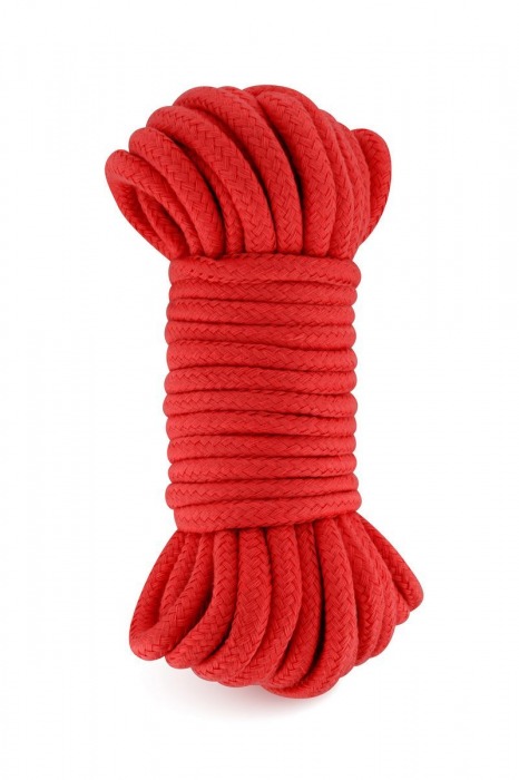 Красная веревка для фиксации - 10 м. - Sweet Caress - купить с доставкой во Владивостоке