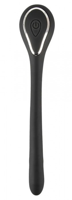Черный гибкий уретральный стимулятор с вибрацией Vibrating Bendable Dilator - 13,5 см. - Orion - купить с доставкой во Владивостоке