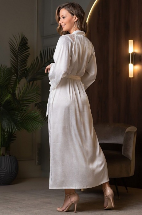 Элегантный длинный запашной халат Melani - Mia-Amore купить с доставкой