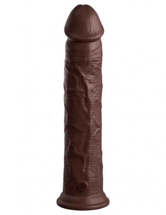 Коричневый фаллоимитатор-реалистик 11  Silicone Dual Density Cock - 29,5 см. - Pipedream