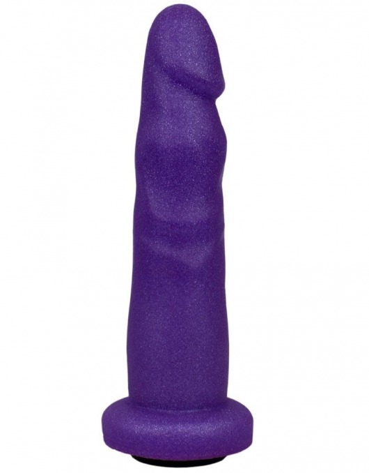 Фиолетовая реалистичная насадка-плаг - 16,2 см. - LOVETOY (А-Полимер) - купить с доставкой во Владивостоке