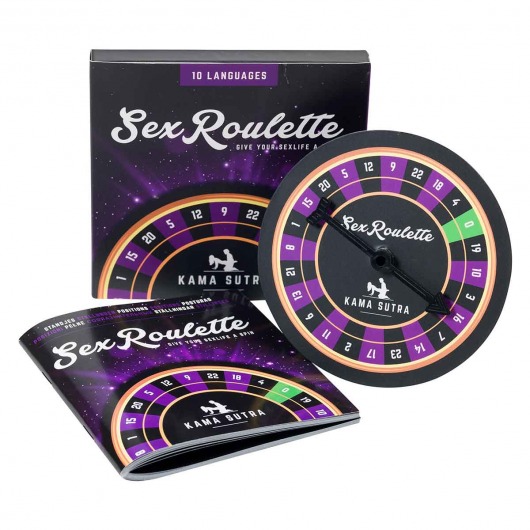 Настольная игра-рулетка Sex Roulette Kamasutra - Tease&Please - купить с доставкой во Владивостоке