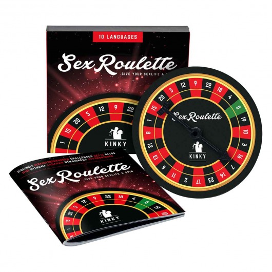 Настольная игра-рулетка Sex Roulette Kinky - Tease&Please - купить с доставкой во Владивостоке