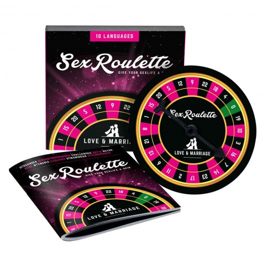 Настольная игра-рулетка Sex Roulette Love   Marriage - Tease&Please - купить с доставкой во Владивостоке