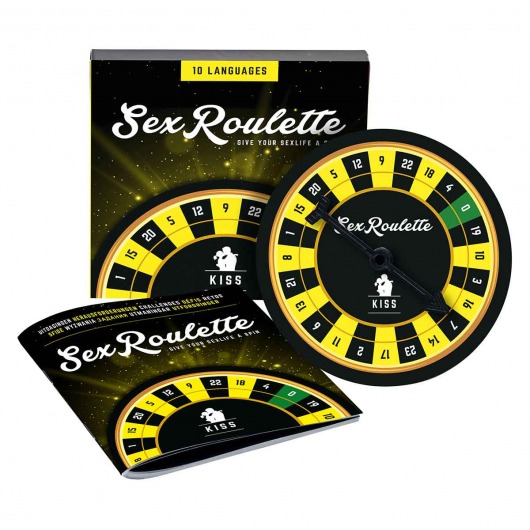 Настольная игра-рулетка Sex Roulette Kiss - Tease&Please - купить с доставкой во Владивостоке
