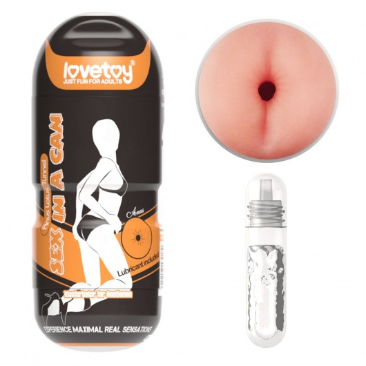 Мастурбатор-анус без вибрации Sex In A Can Anus Lotus Tunnel - Lovetoy - во Владивостоке купить с доставкой