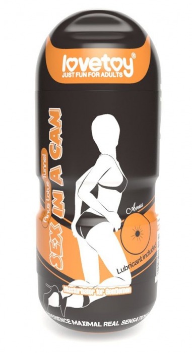 Мастурбатор-анус без вибрации Sex In A Can Anus Lotus Tunnel - Lovetoy - во Владивостоке купить с доставкой