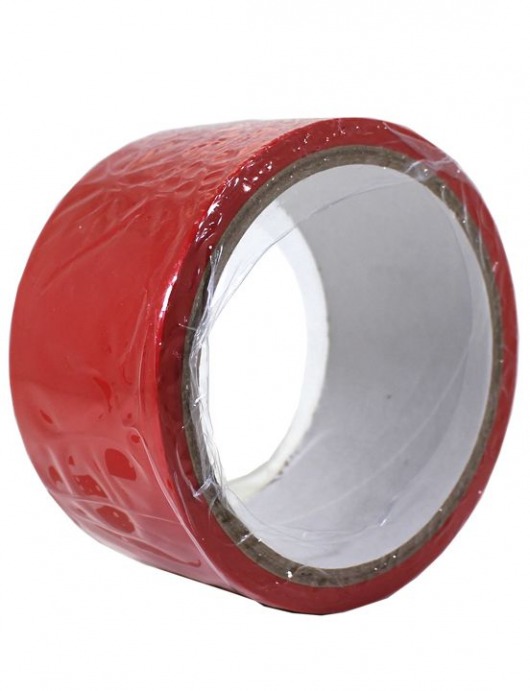 Красный скотч для связывания Bondage Tape - 15 м. - Eroticon - купить с доставкой во Владивостоке