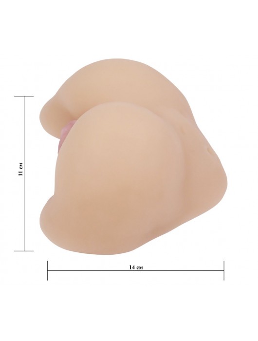 Вибровагина из киберкожи с выносным пультом - LOVETOY (А-Полимер) - во Владивостоке купить с доставкой