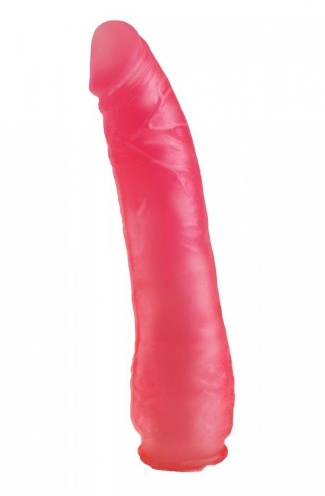 Реалистичная насадка Harness розового цвета - 17 см. - LOVETOY (А-Полимер) - купить с доставкой во Владивостоке