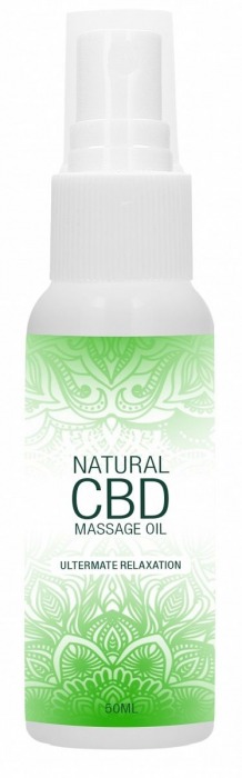 Массажное масло Natural CBD Massage Oil - 50 мл. - Shots Media BV - купить с доставкой во Владивостоке