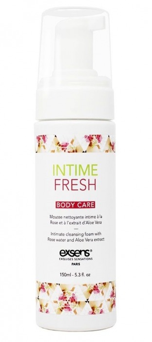 Органическая интимная очищающая пенка Intime Fresh - 150 мл. - Exsens - купить с доставкой во Владивостоке