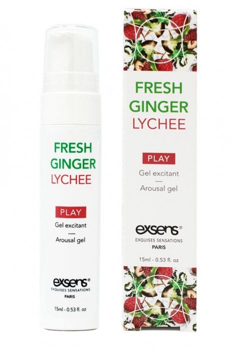 Возбуждающий гель Fresh Ginger Lychee Arousal Gel - 15 мл. - Exsens - купить с доставкой во Владивостоке