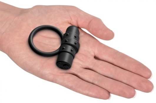 Черное перезаряжаемое эрекционное кольцо Vibrating Silicone C-Ring - Pipedream - во Владивостоке купить с доставкой